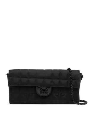 CHANEL Pre-Owned sac porté épaule Travel Choco Bar East West (2000-2001) - Noir