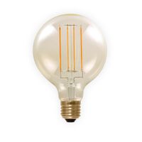 LED globe lamp 80mm 6W E27 filament Segula dimbaar goud 55291