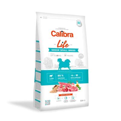 CALIBRA Dog Life Senior Small Breed Lamb - droog hondenvoer - 1,5kg