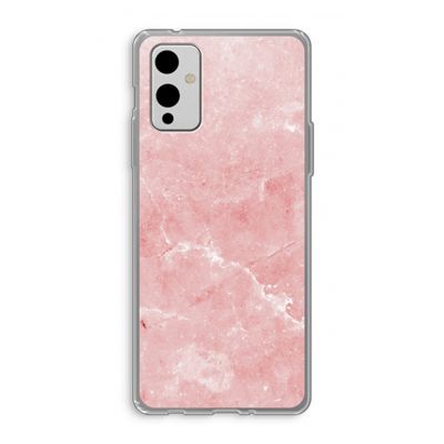 Roze marmer: OnePlus 9 Transparant Hoesje