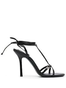 Alexander Wang sandales Lucienne en cuir 105 mm - Noir