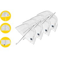 4 stuks Paraplu Kopen 75 cm - Doorzichtige Paraplu - thumbnail