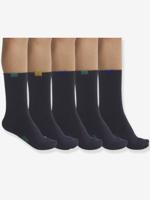 Set van 5 paar EcoDIM sokken voor kinderen marineblauw