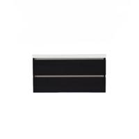 Onderkast Sanilux Trendline Met Greeplijst Aluminium 120x47x52 cm Black Oak Sanilux Onderkast Sanilux Trendline Met Greeplijst Aluminium 120x47x52 cm Black Oak Sanilux