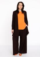 Yoek Extra wijde broek | Bruin | Maat 42/44