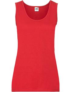 Fruit Of The Loom F262 Ladies´ Valueweight Vest - Red - L