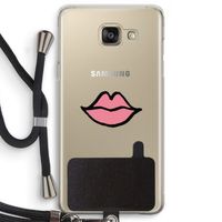 Kusje: Samsung Galaxy A5 (2016) Transparant Hoesje met koord