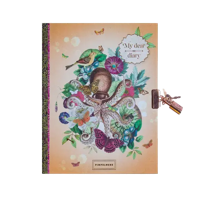 Pimpelmees Dagboek Peach met Slot