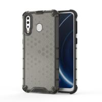 Schokbestendige honingraat PC + TPU Case voor Galaxy M30 (zwart)