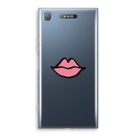 Kusje: Sony Xperia XZ1 Transparant Hoesje Kusje: Sony Xperia XZ1 Transparant Hoesje