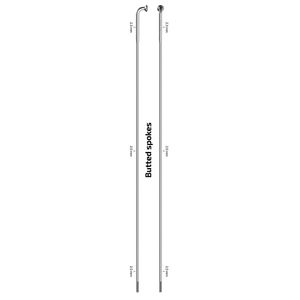 Sapim spaak 14-270 x-strong rvs zonder nippel (100st)