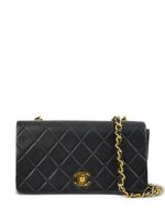 CHANEL Pre-Owned sac porté épaule Mini Full Flap (1995) - Noir