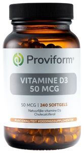 Proviform Vitamine D3 50mcg (240 Softgels)