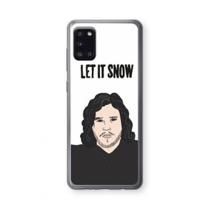 Let It Snow: Samsung Galaxy A31 Transparant Hoesje