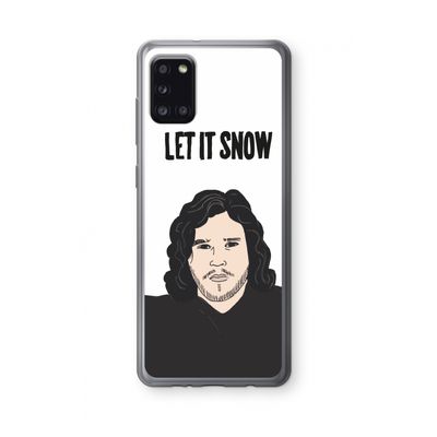 Let It Snow: Samsung Galaxy A31 Transparant Hoesje