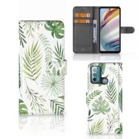 Motorola Moto G60 Hoesje Leaves Motorola Moto G60 Hoesje Leaves