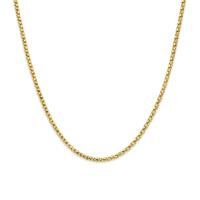 14k Geelgouden Collier - Elegant Design met 3.5 mm Schakelbreedte
