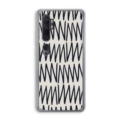 Marrakech Zigzag: Xiaomi Mi Note 10 Transparant Hoesje