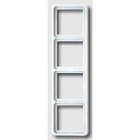 Jung CD584W Afdekking Frame 4-voudig Crème-wit