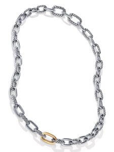 David Yurman collier DY Madison en or 18ct et argent sterling