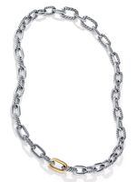 David Yurman collier DY Madison en or 18ct et argent sterling (8,5 mm)