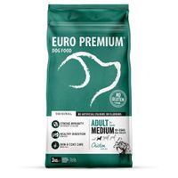 Euro Premium Adult Medium Chicken & Rice hondenvoer 2 x 3 kg
