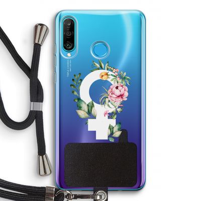 Venus: Huawei P30 Lite Transparant Hoesje met koord