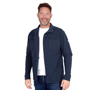 2 voor €129 | Heren Overshirt Andel | Donkerblauw