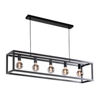 Highlight Design hanglampFragola 120cm 5-lichts zwart - H5840.01 - thumbnail