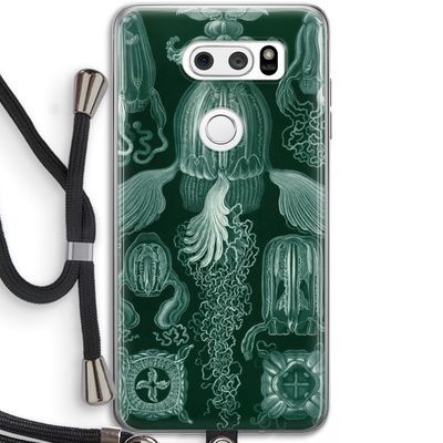 Haeckel Cubomedusae: LG V30 Transparant Hoesje met koord