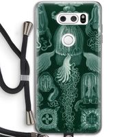 Haeckel Cubomedusae: LG V30 Transparant Hoesje met koord