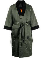 Mostly Heard Rarely Seen manteau Kimono Robe - Vert - thumbnail