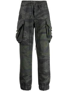 Mostly Heard Rarely Seen pantalon cargo à motif camouflage - Vert