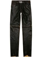 Diesel pantalon en cuir - Noir - thumbnail