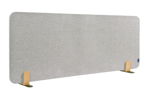 Legamaster ELEMENTS akoestisch bureauscherm 60x160cm licht grijs (houder)