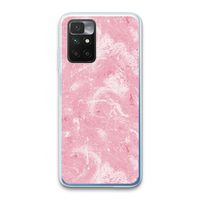Abstract Painting Pink: Xiaomi Redmi 10 Transparant Hoesje
