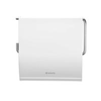 Decayeux toiletrolhouder - Classic - met klep - white - 414565 - thumbnail