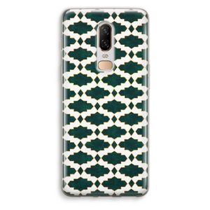 Moroccan tiles: OnePlus 6 Transparant Hoesje