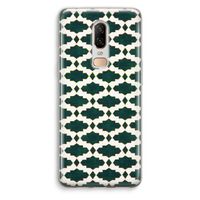 Moroccan tiles: OnePlus 6 Transparant Hoesje