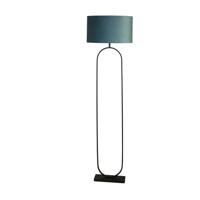 Searchlight VloerlampModish zwart met groen blauwe kap - EU95101TE