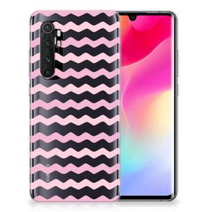 Xiaomi Mi Note 10 Lite TPU bumper Waves Roze