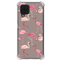 Samsung Galaxy A12 Case Anti-shock Flamingo