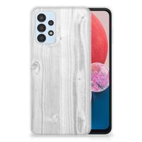 Samsung Galaxy A13 4G | Bumper Hoesje | White Wood