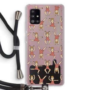 Gymboys: Samsung Galaxy A51 5G Transparant Hoesje met koord