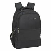 Rugtas voor Laptop en Tablet met USB Uitgang Safta 15,6'' Zwart 30 x 43 x 16 cm