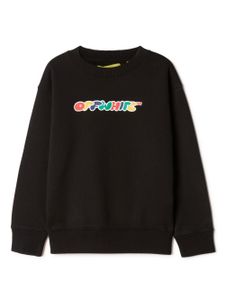 Off-White Kids Arrows cotton sweatshirt - Noir