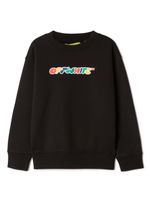 Off-White Kids sweat Arrows en coton - Noir