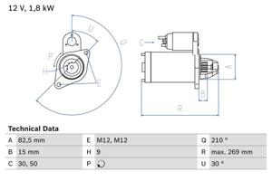 Bosch Starter 0 986 016 240