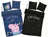 Peppa Pig Dekbedovertrek Star Gazer Glow in the Dark 100 x 135 cm Katoen