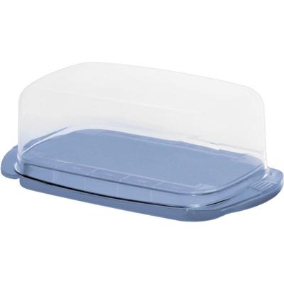 Rotho Fresh Botervloot 18x9.5x6.9 cm Horizon Blauw/Transparant
